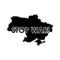 ucraina - russia conflitto e guerra. aggressione russa contro l'ucraina. fermare la guerra. prega per l'Ucraina. siamo con l'ucraina vettore