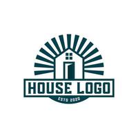 design creativo del logo immobiliare. logo vettoriale di proprietà e costruzione.
