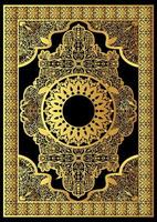 design della copertina del libro del corano islamico che significa il vettore gratuito premium del sacro corano