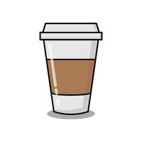 illustrazione grafica vettoriale di bevande tazza di caffè, adatto per la progettazione di bevande