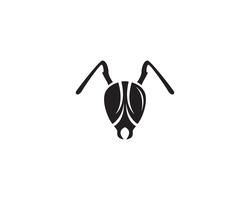 Illustrazione di vettore del modello di logo di formica