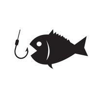 Segno simbolo icona di pesca vettore