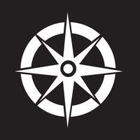 Bussola icona simbolo segno vettore