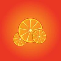vettore libero di frutta arancione