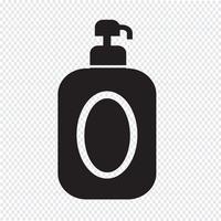 shampoo icona simbolo segno vettore