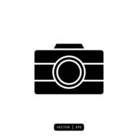 vettore icona fotocamera - segno o simbolo