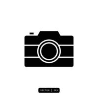 vettore icona fotocamera - segno o simbolo