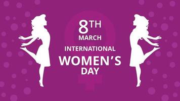 8 marzo card design per la giornata internazionale della donna