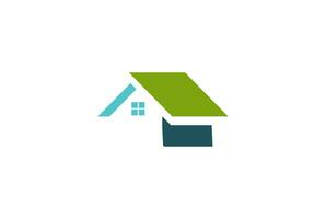 tetto della casa minimalista semplice per il vettore di progettazione del logo della proprietà immobiliare