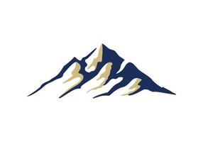 ispirazione per il design del simbolo dell'icona del logo del monte vulcano vettore