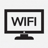 wifi tv icon design illustrazione vettore