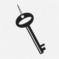 segno chiave icona simbolo vettore