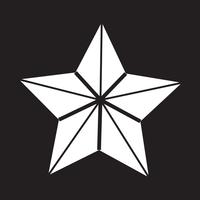 Segno simbolo icona stella vettore
