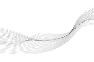 linee ondulate moderne astratte minimali eleganti vettore