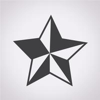 Star Icon symbol sign vettore