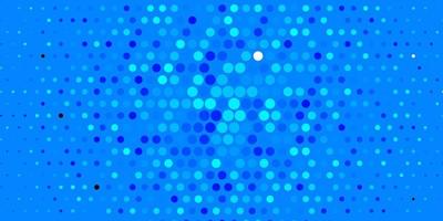 modello vettoriale blu scuro con cerchi.