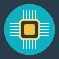 concetti di chip del processore vettore