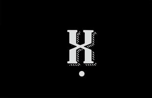 x logo icona lettera alfabeto bianco e nero. design per affari o aziende vettore