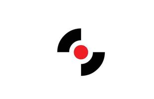 nero bianco s alfabeto lettera logo icona design. modello creativo per affari e società vettore