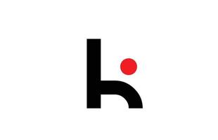 nero bianco k alfabeto lettera logo icona design. modello creativo per affari e società vettore