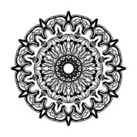 mandala disegnato a mano. decorazione in ornamento etnico orientale doodle. vettore