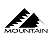 vettore logo montagna