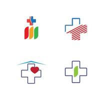 illustrazione del logo medico vettore