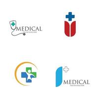 illustrazione del logo medico vettore