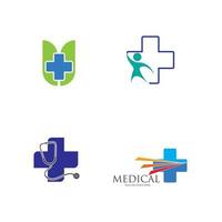 illustrazione del logo medico vettore