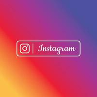 collezione di icone editoriali di social media instagram vettore