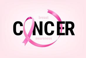 nastro rosa su sfondo bianco. giornata di sensibilizzazione sul cancro al seno