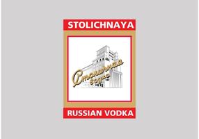 vodka stolichnaya vettore