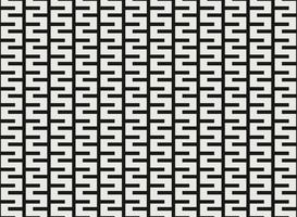 Design pattern geometrico quadrato bianco e nero. vettore