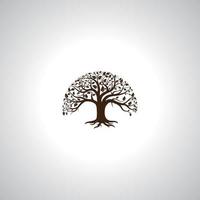 disegno del logo dell'albero vettore