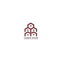 design del logo immobiliare vettore