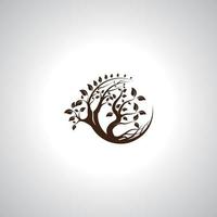 disegno del logo dell'albero vettore