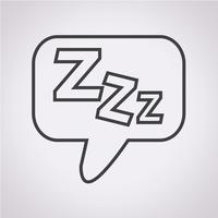 Sleep Icon symbol sign vettore