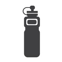 icona sport bottiglia d&#39;acqua vettore