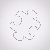 puzzle icona simbolo segno vettore