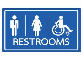 Icona di handicap maschile maschio femmina e sedia a rotelle vettore