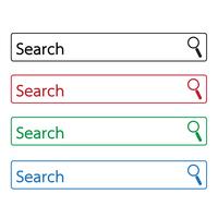 icona della barra di ricerca vettore