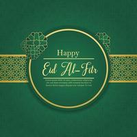 banner vettoriale per i saluti dei social media per eid al-fitr, vacanze musulmane