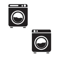vettore icona lavatrice. elettrodomestici icona stile linea