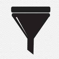 filtro icona simbolo segno vettore