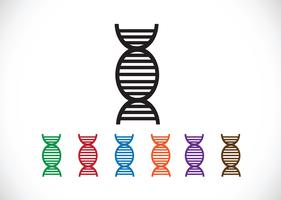 Icona di sincronizzazione del segno del DNA vettore