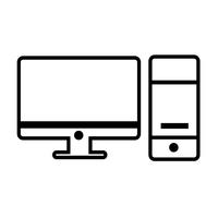 segno simbolo icona computer vettore