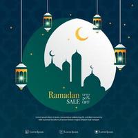 grafica vettoriale di sfondo ramadan kareem. vendita ramadan.