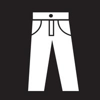 pantaloni simbolo icona segno vettore