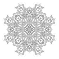 elegante design mandala line art vettore