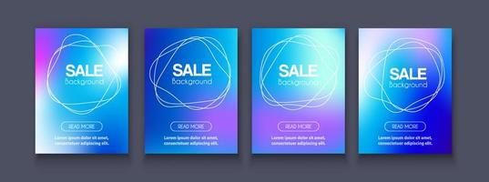 brochure, banner, set, collezione, volantino, di, abstract vettore